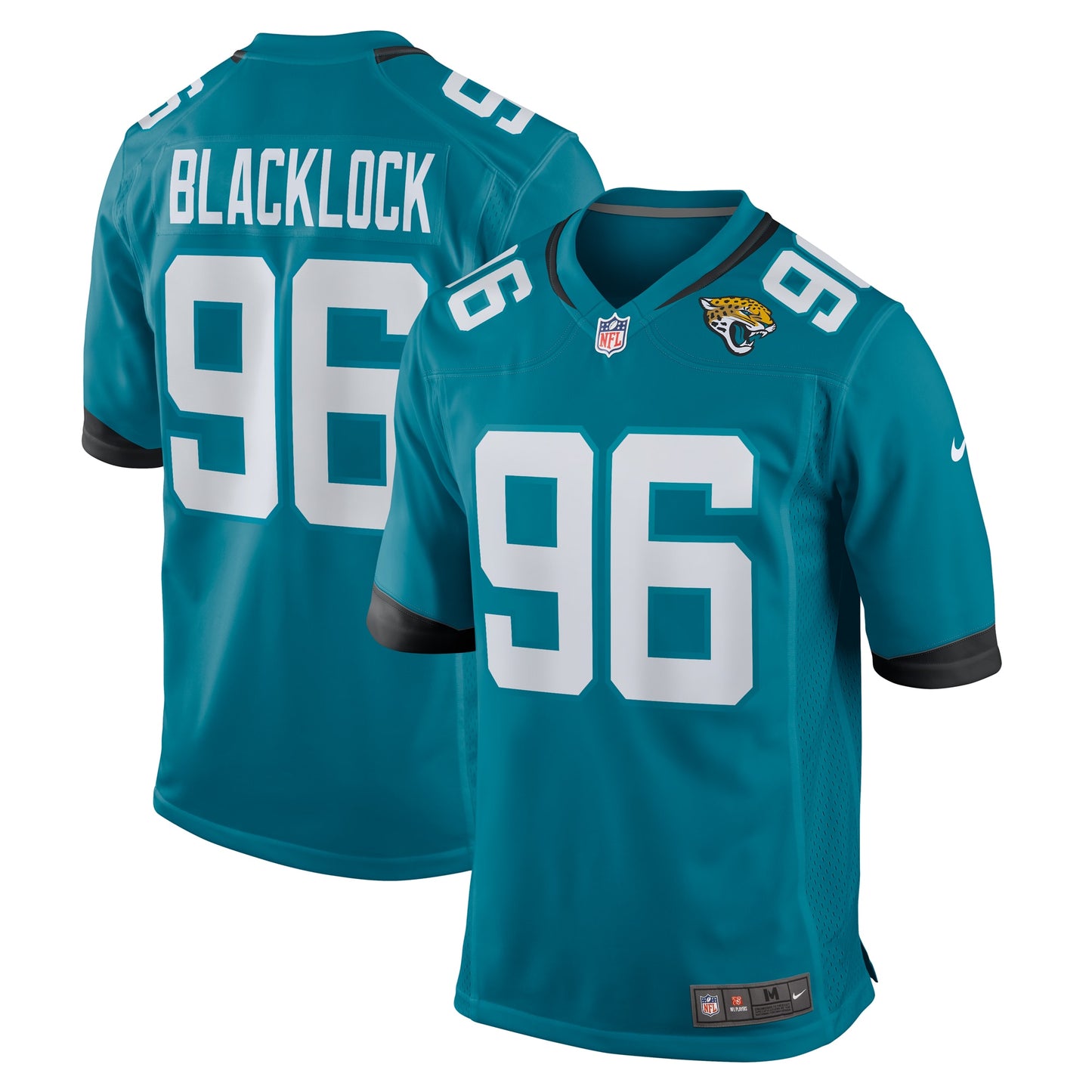 Ross Blacklock Jacksonville Jaguars Nike Team Game Jersey - Teal