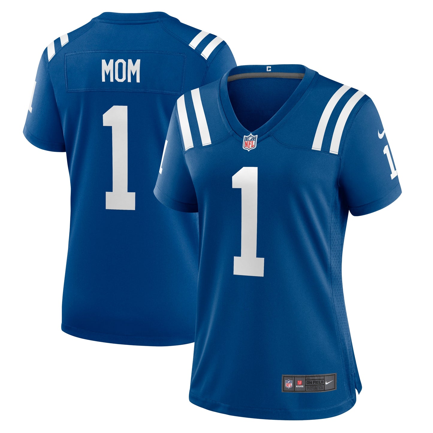Number 1 Mom Indianapolis Colts Nike Women's Game Jersey - Royal