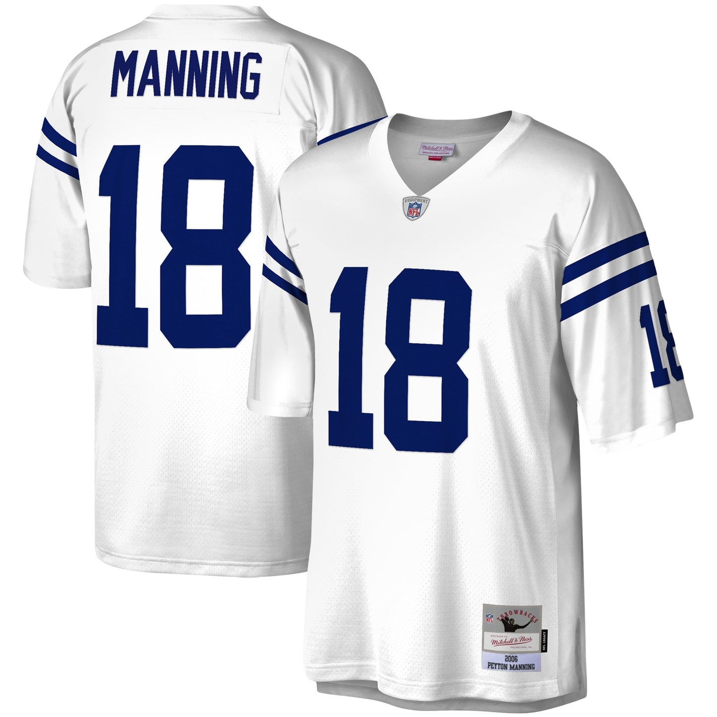 Peyton Manning Indianapolis Colts Mitchell & Ness Legacy Replica Jersey - White