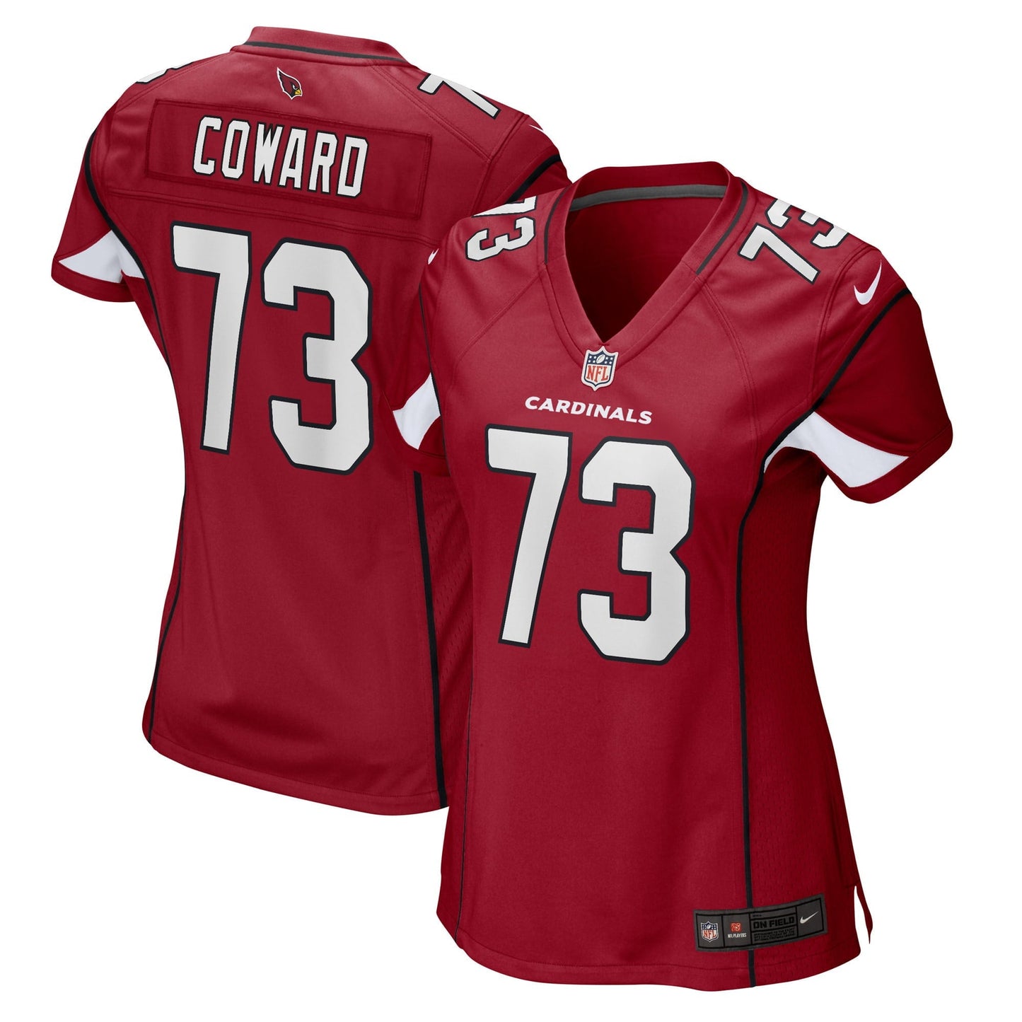 Women's Nike Rashaad Coward Cardinal Arizona Cardinals Game Player Jersey