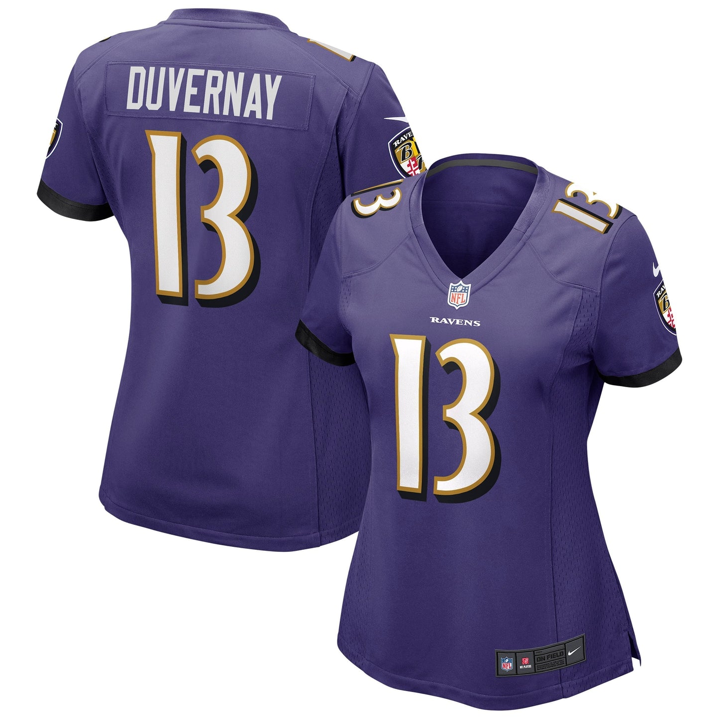 Women's Nike Devin Duvernay Purple Baltimore Ravens Game Jersey
