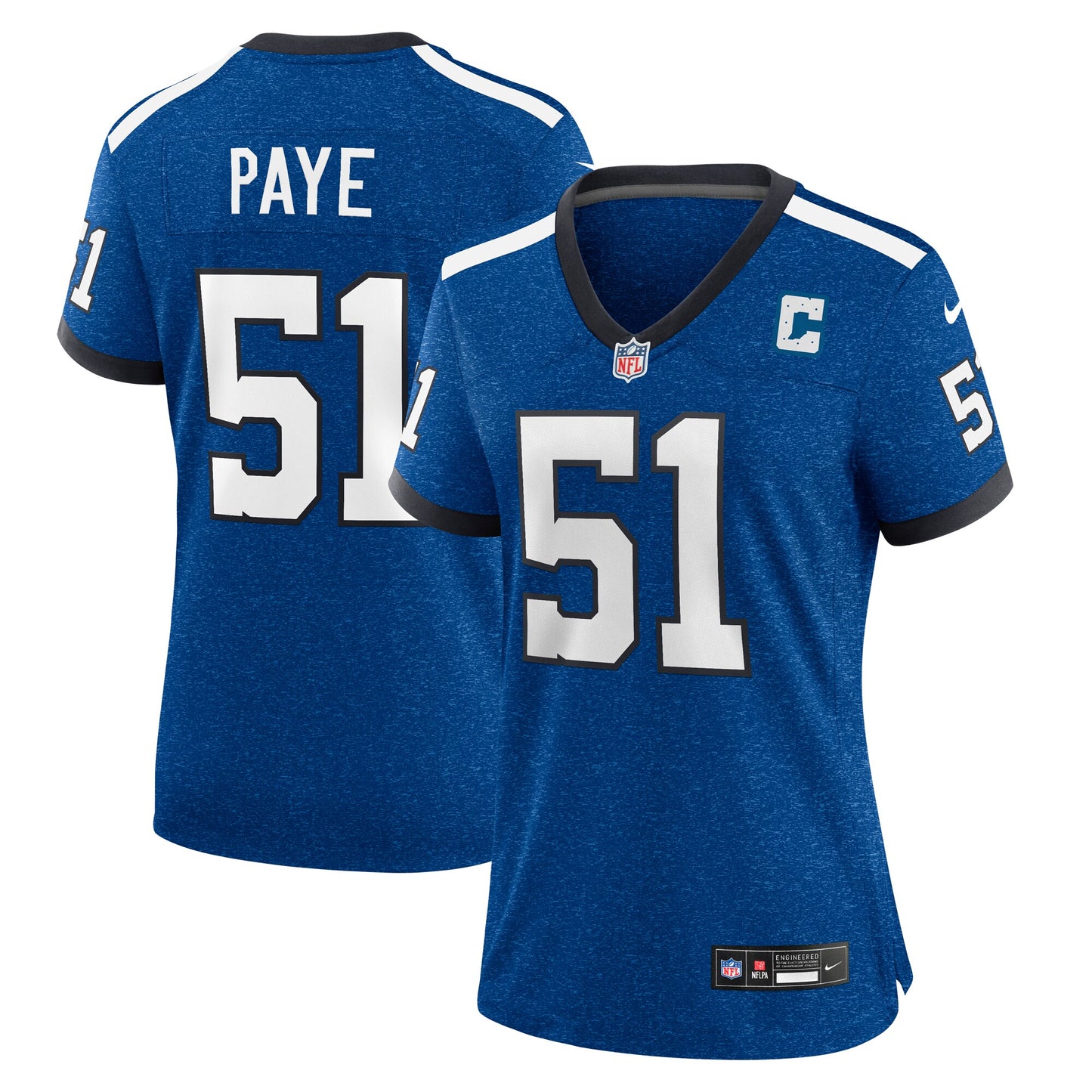 Kwity Paye Indianapolis Colts Nike Women's Indiana Nights Alternate Game Jersey - Royal